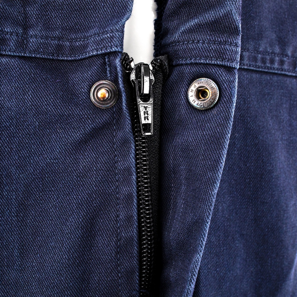 Dutch Navy Blue Coveralls w/ Zipper & Snap Buttons | Issued